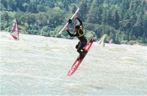 Inizi del kitesurf