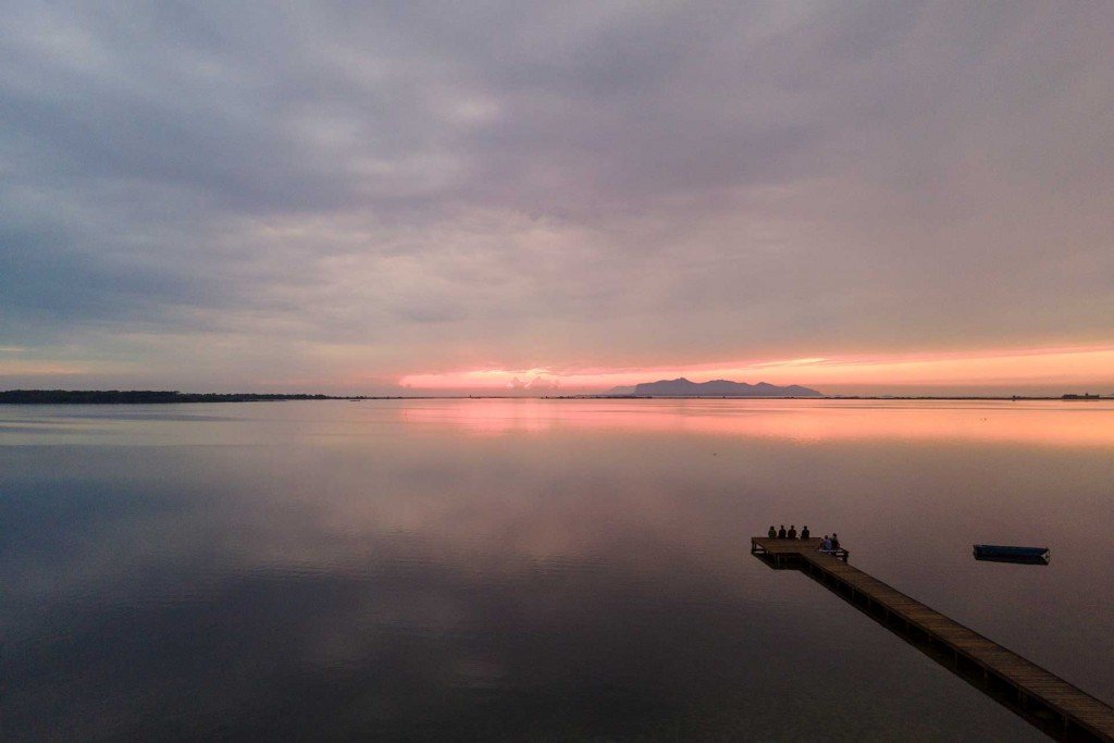 Tramonto laguna dello Stagnone