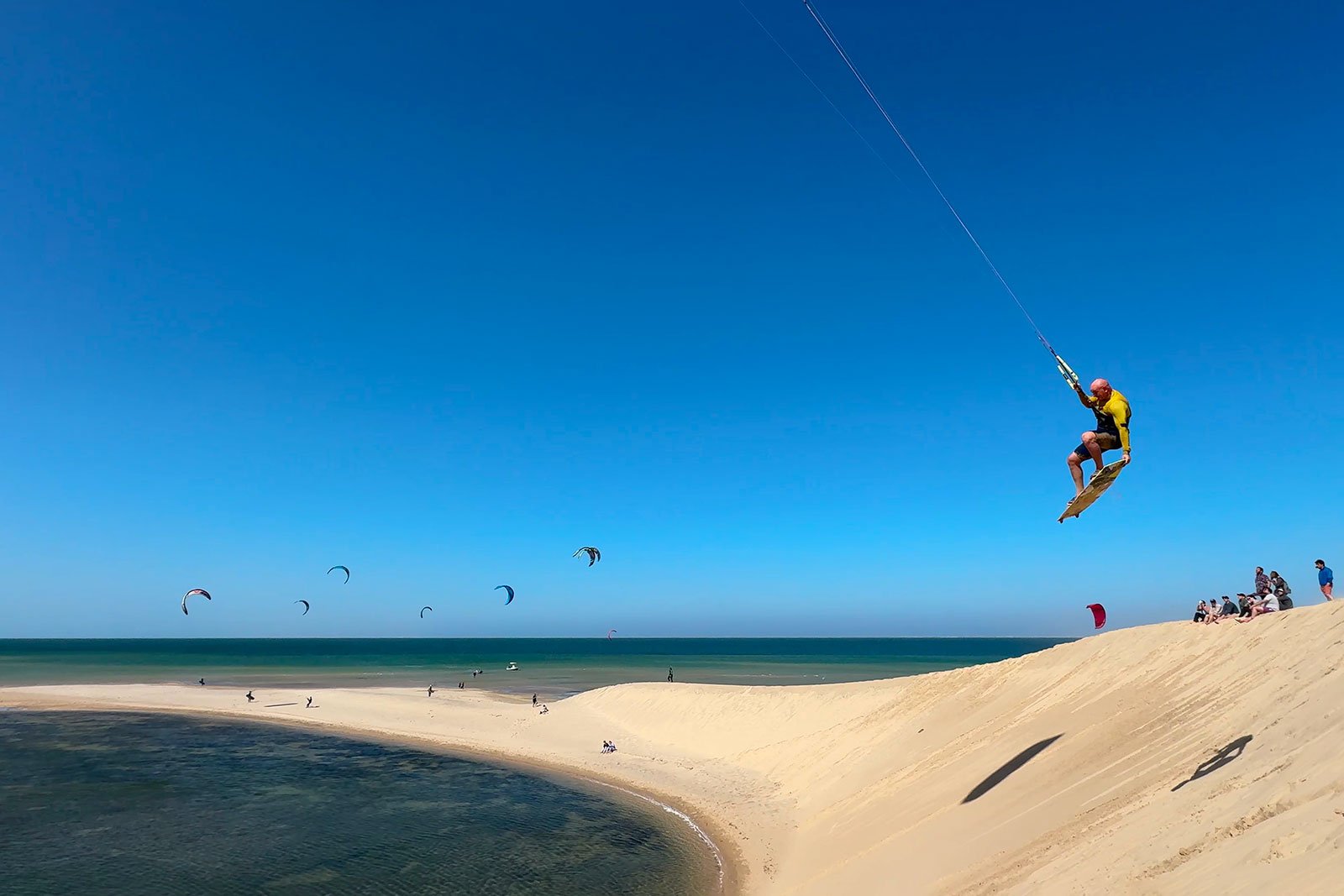 Duna Bianca Dakhla - Salto Kitesurf