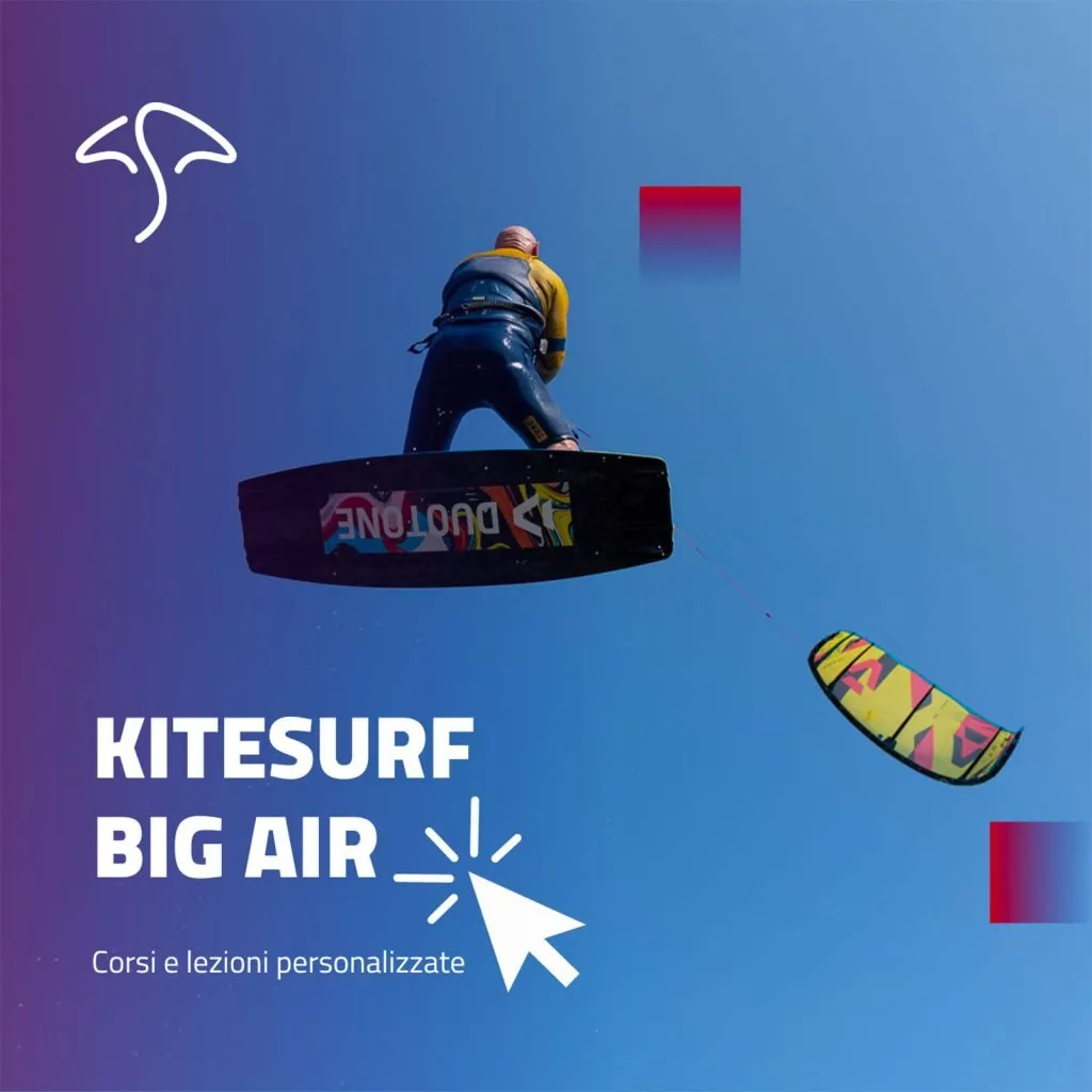 Lezioni e corsi di kitesurf big air