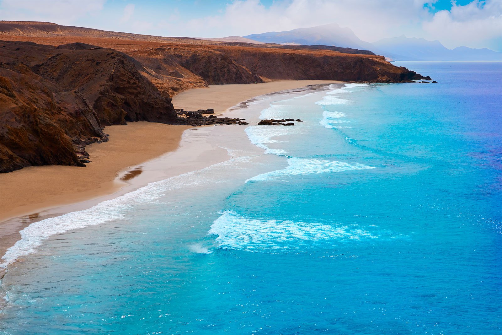 Isola di Fuerteventura vista dall'alto
