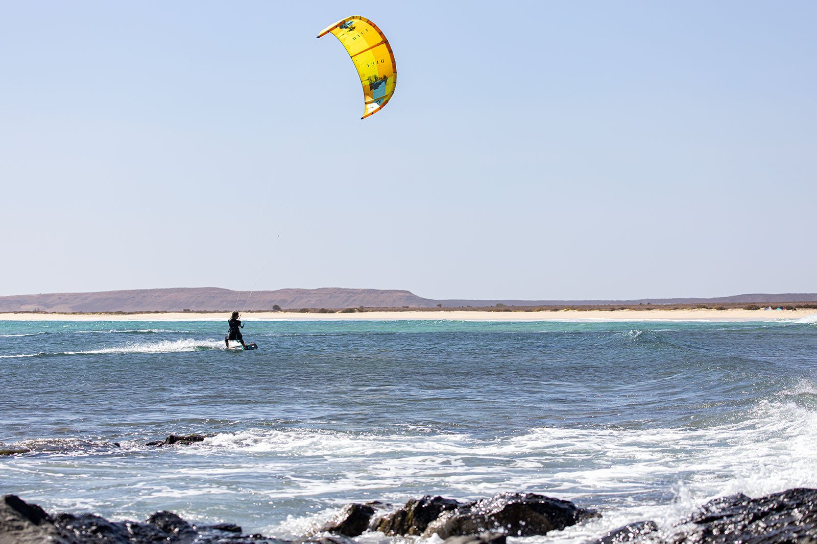 Kitesurf Capo Verde acqua piatta