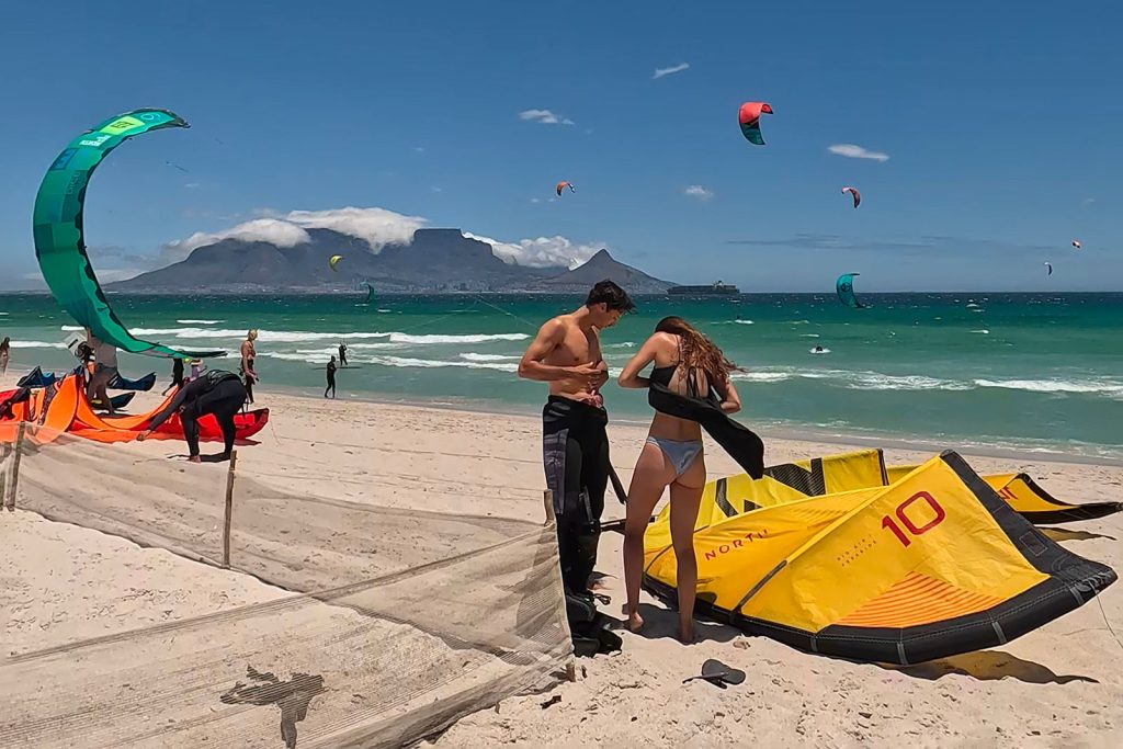 Kitesurf a Cape Town Spot