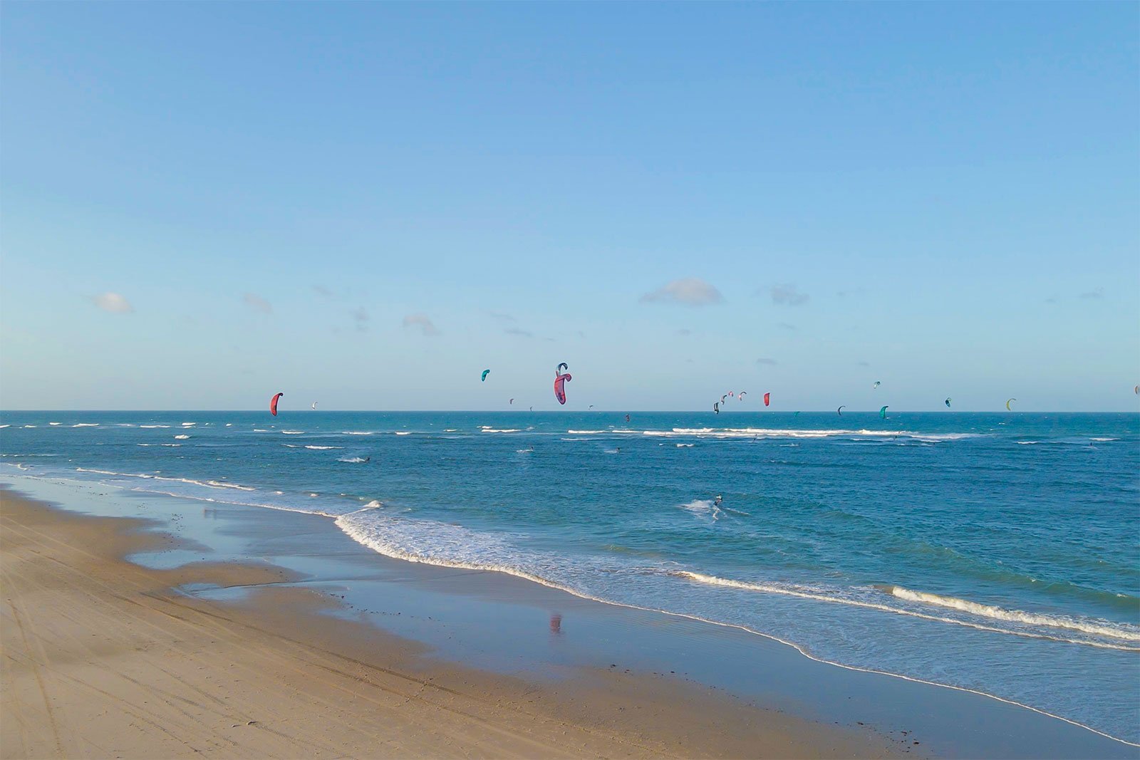 Spiaggia Brasile per il kitesurf