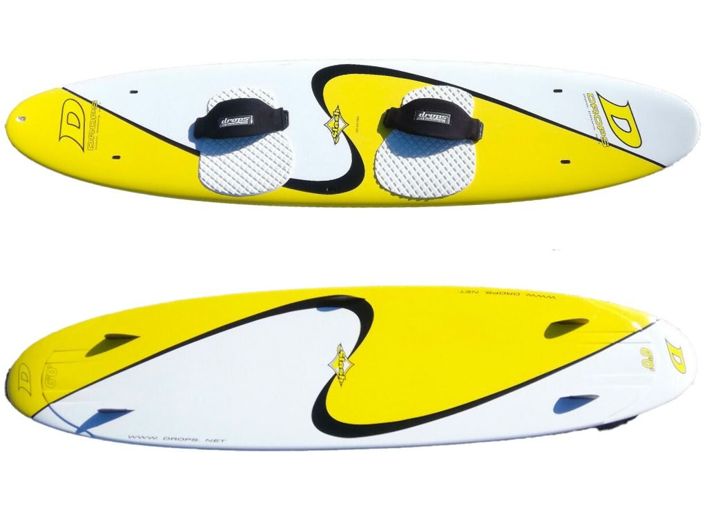 Tavola Kite Origine del Kitesurf anno 1998