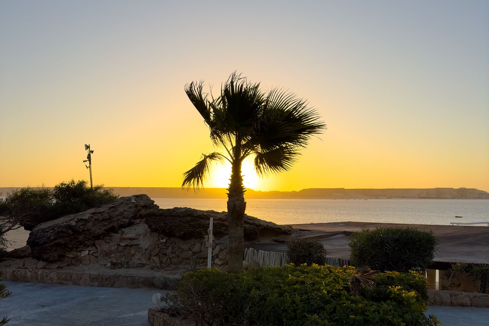 Alba nella Laguna di Dakhla