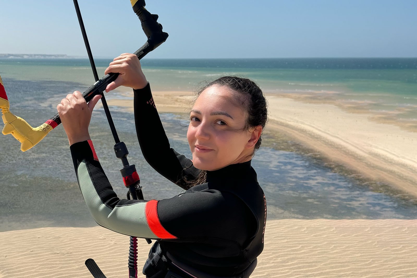 Ragazza Kiter Duna Bianca Dakhla