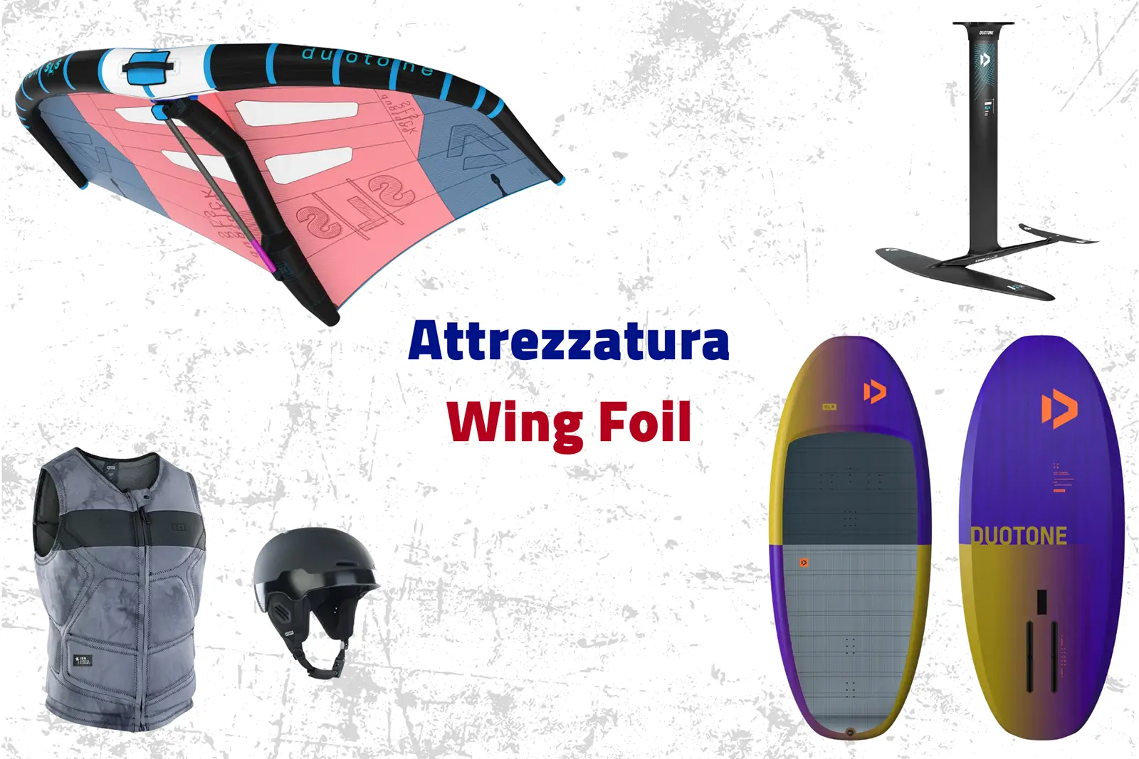 Attrezzatura per il Wing Foil
