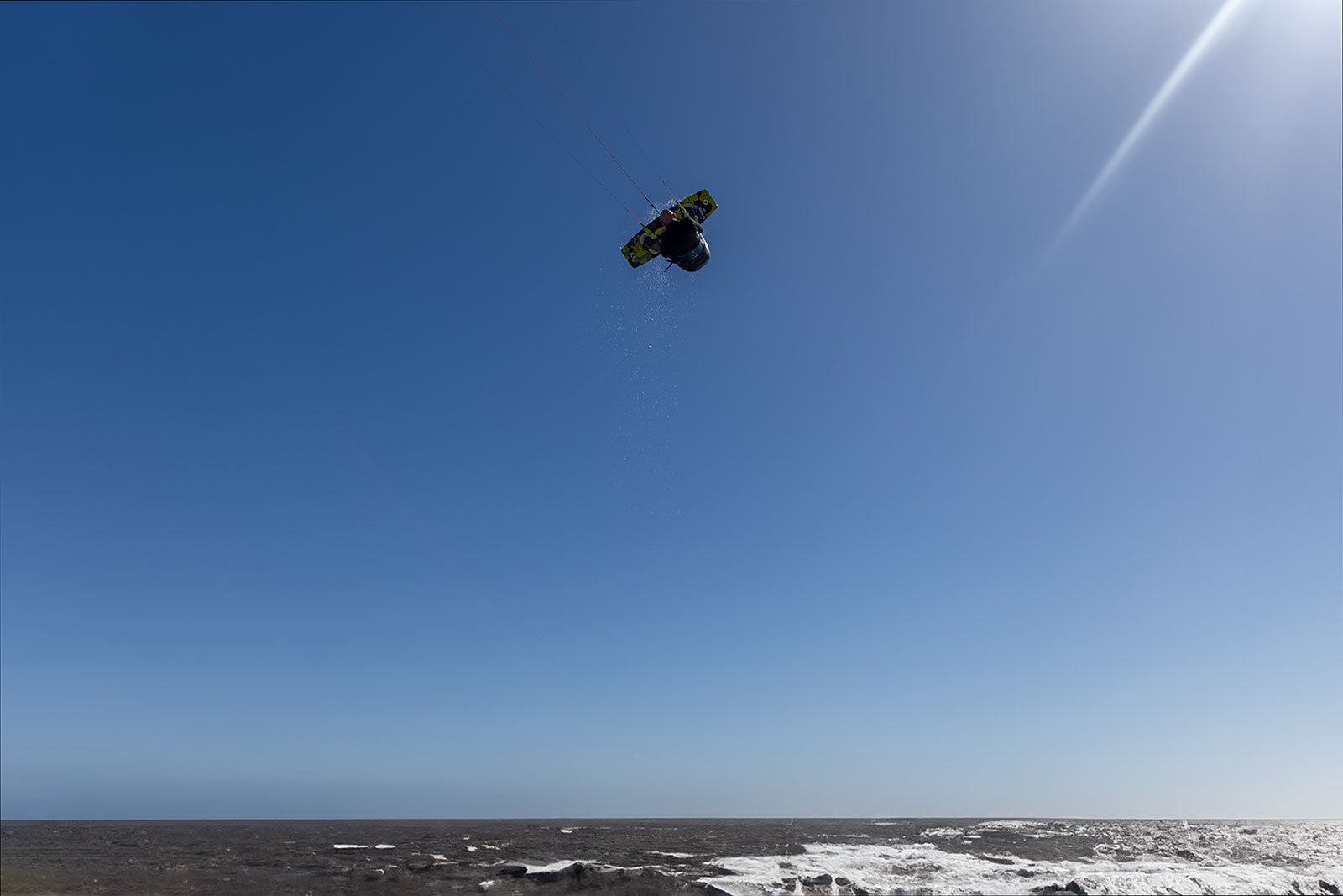 Kitesurf Estremo vento leggero