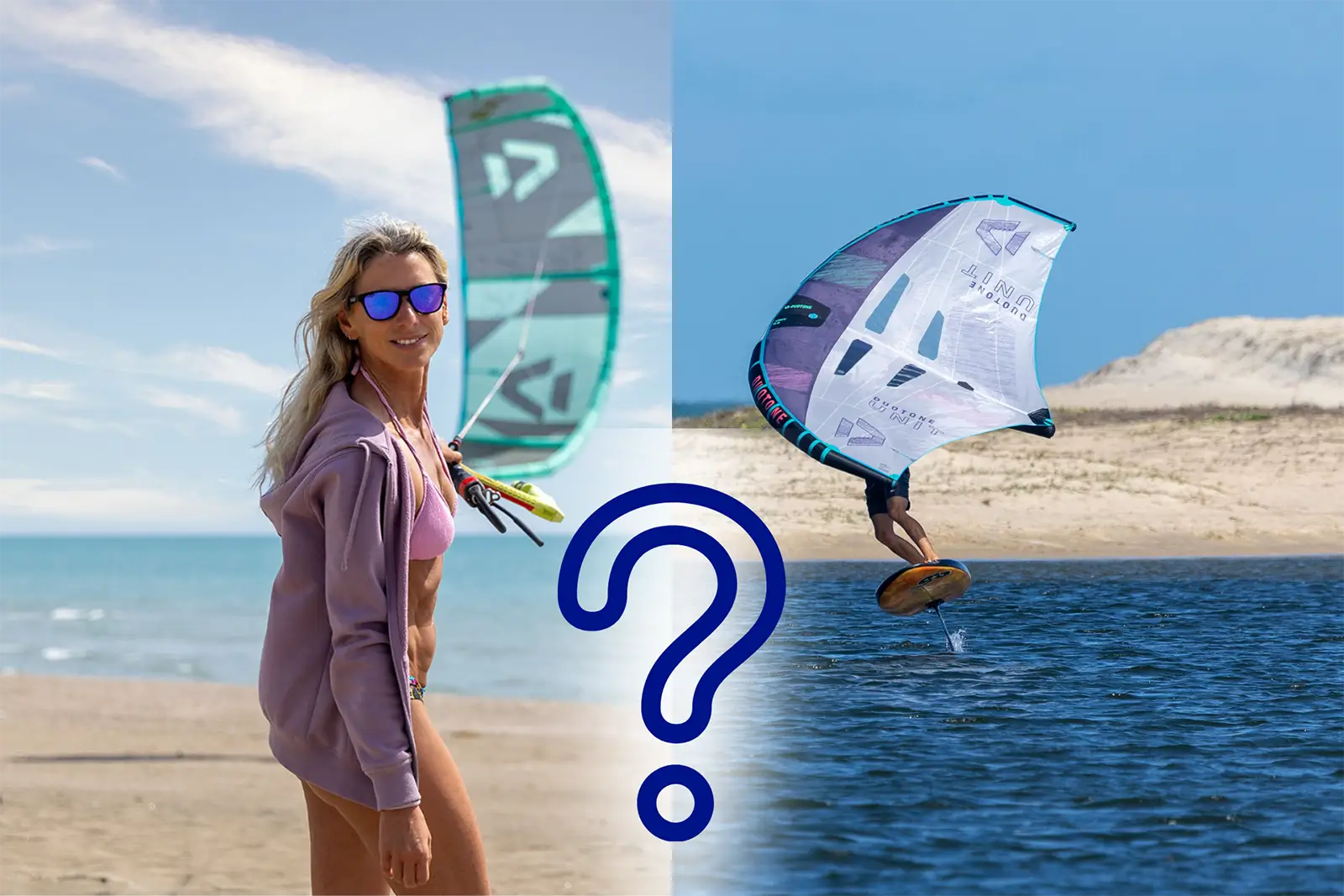 Kitesurf e Wing Foil quale scegliere