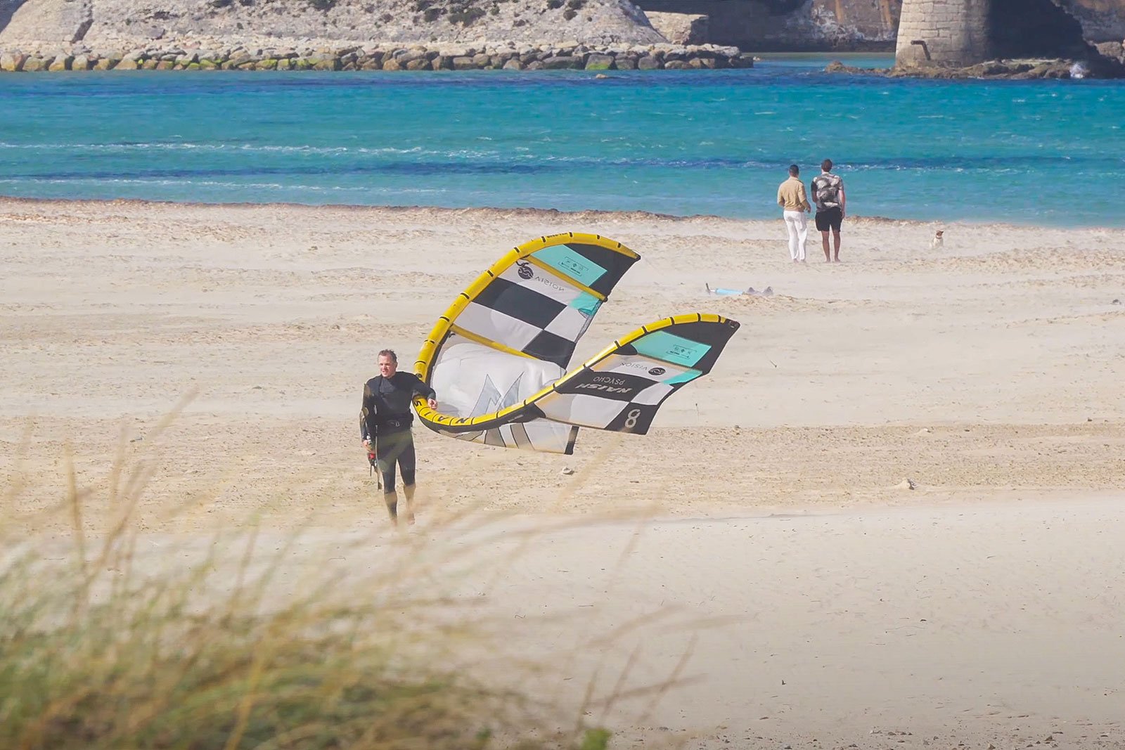 Stig Hoefnagel salto estremo kitesurf