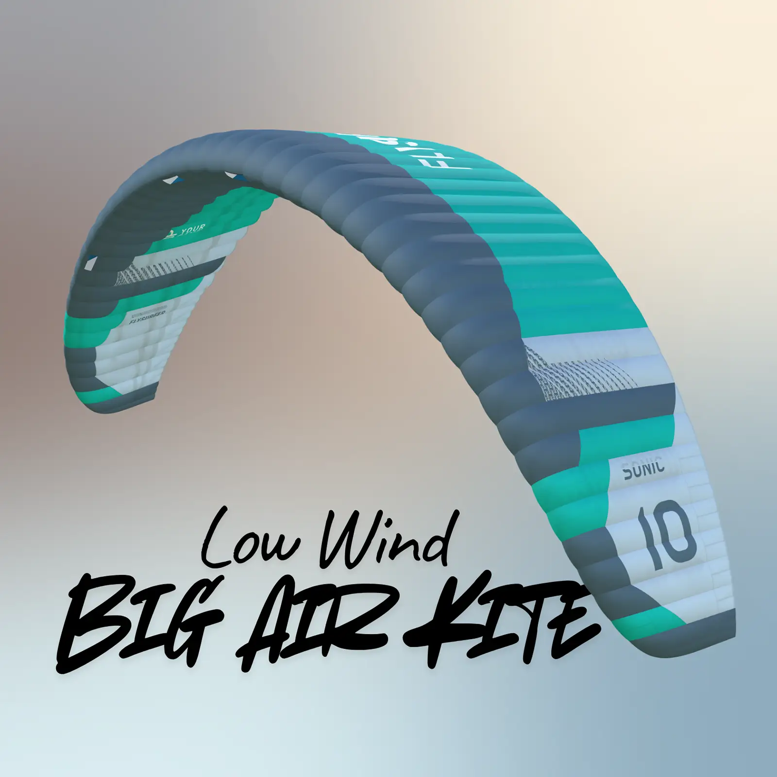 Kite Big Air Flysurfer Sonic per il vento leggero
