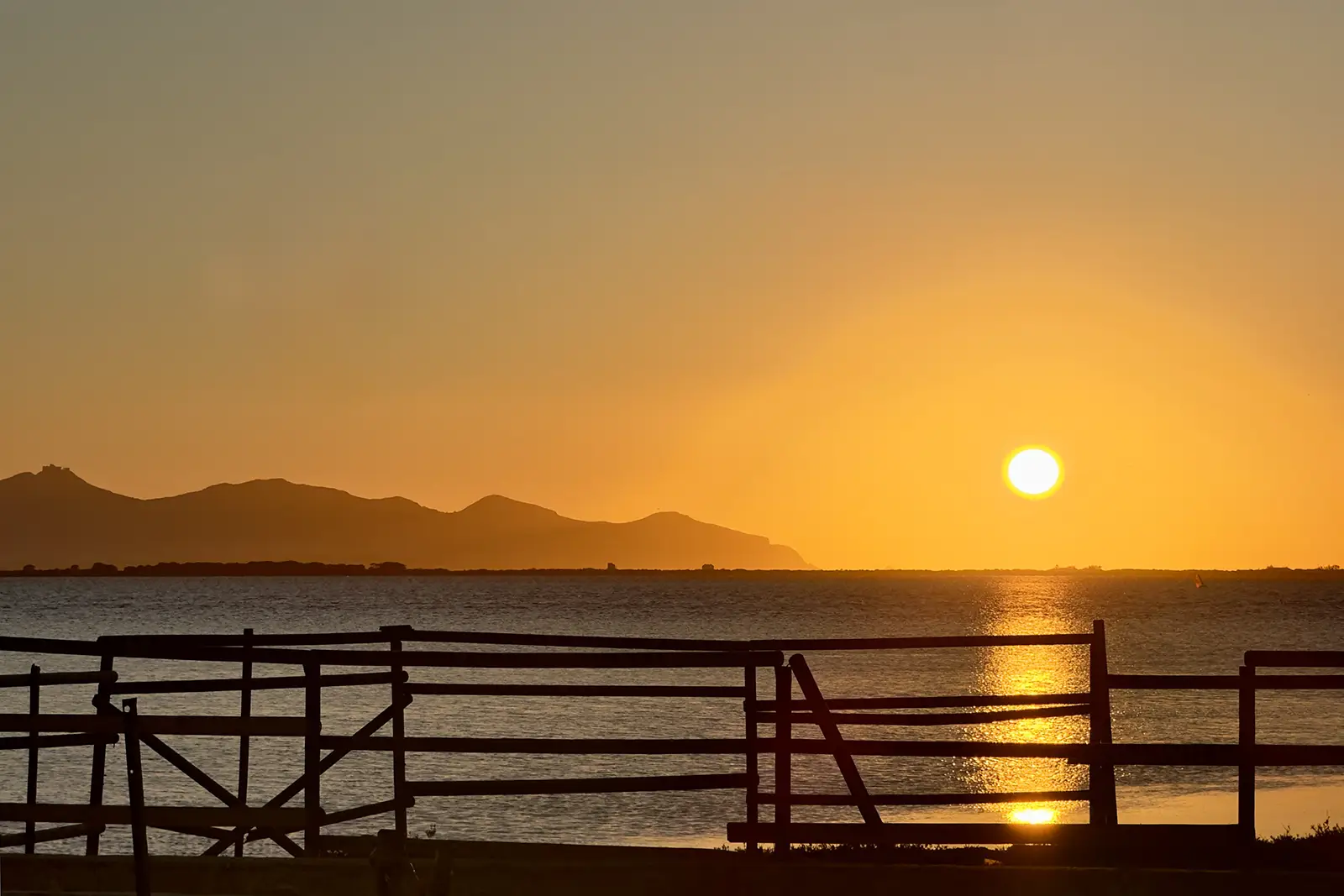 Tramonto Laguna dello Stagnone di Marsala