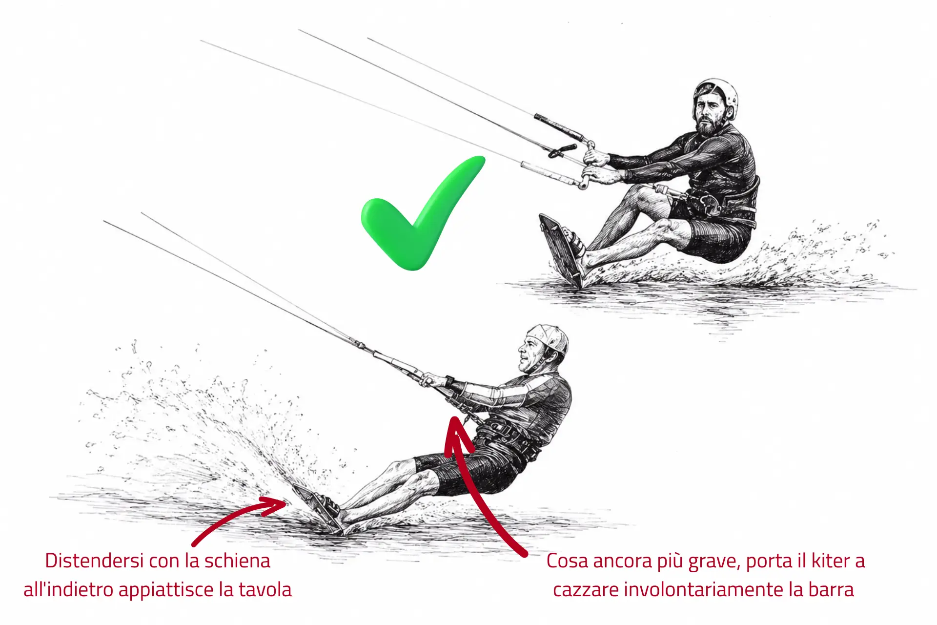Come posizionare la schiena e le gambe durante un salto